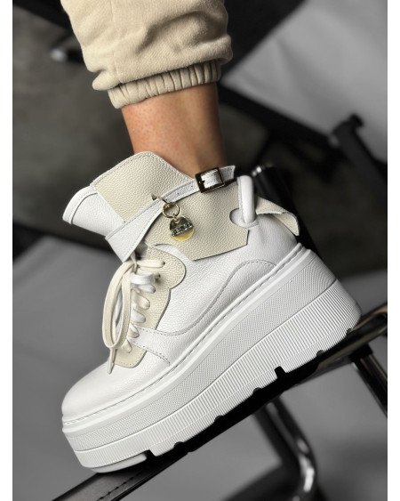 BEYCO  SNEAKERSY SN27 + BEŻ