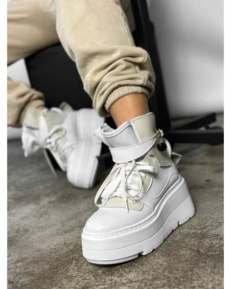 BEYCO  SNEAKERSY SN27 + BEŻ