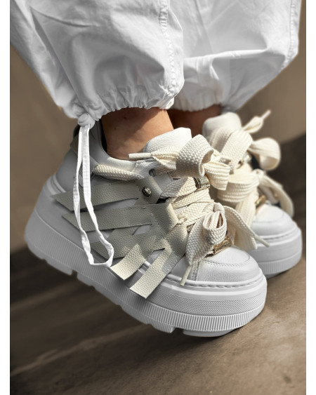 BEYCO  SNEAKERSY SN28 + BEŻ