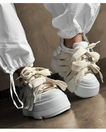 BEYCO  SNEAKERSY SN28 + BEŻ