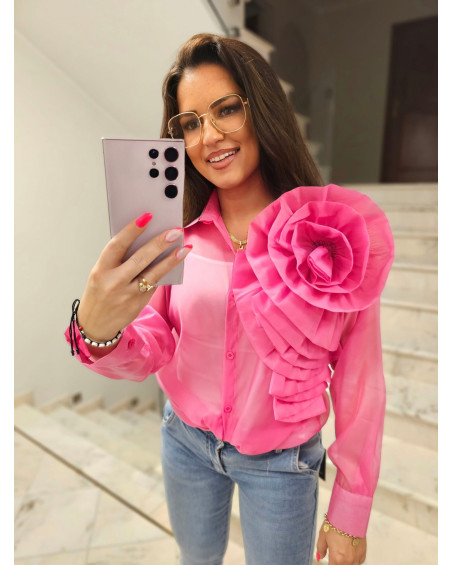 KOSZULA PINK ROSE ROBERTA BIAGI