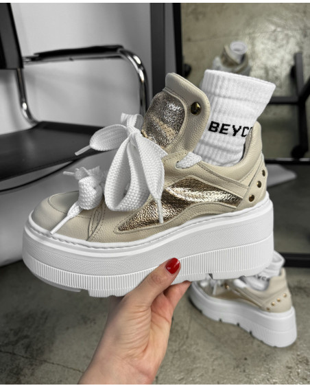 BEYCO SNEAKERSY SN30 + BEŻ